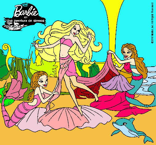 Barbie con sirenas