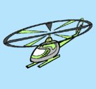 Dibujo Helicóptero pintado por Zabdiel