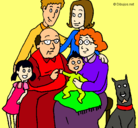 Dibujo Familia pintado por naomisoraya