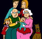 Dibujo Familia pintado por zaimir