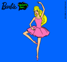 Dibujo Barbie bailarina de ballet pintado por annee