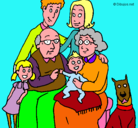 Dibujo Familia pintado por familiaMAIA