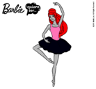 Dibujo Barbie bailarina de ballet pintado por marwa