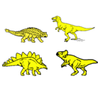 Dibujo Dinosaurios de tierra pintado por joseenrique