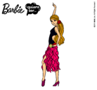 Dibujo Barbie flamenca pintado por  namiluffi