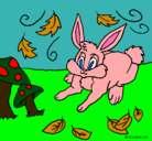 Dibujo Conejo pintado por Mercedita