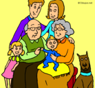 Dibujo Familia pintado por Marzzia