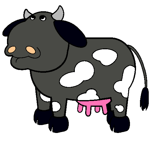 Dibujo Vaca pensativa pintado por gtmb