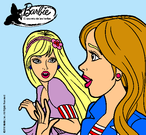 Barbie sorprendida