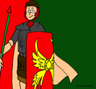 Dibujo Soldado romano II pintado por chivas