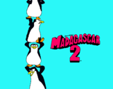 Dibujo Madagascar 2 Pingüinos pintado por mariola15