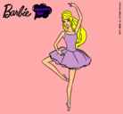 Dibujo Barbie bailarina de ballet pintado por kjghk