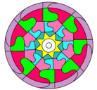 Dibujo Mandala 31 pintado por nereca