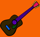 Dibujo Guitarra española II pintado por jazminsdcxz