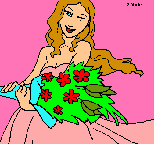 Dibujo Ramo de flores pintado por Rapunzel