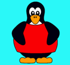 Dibujo Pingüino pintado por gelotop