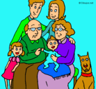 Dibujo Familia pintado por 123456789023