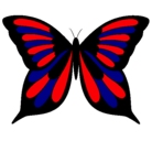 Dibujo Mariposa 8 pintado por weta