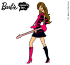 Dibujo Barbie la rockera pintado por _Danae_