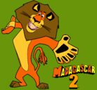 Dibujo Madagascar 2 Alex 2 pintado por Danichu14