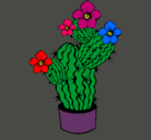 Dibujo Flores de cactus pintado por gaby_gaby