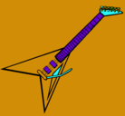 Dibujo Guitarra eléctrica II pintado por mycnegocios