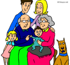 Dibujo Familia pintado por fabiananoe