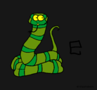 Dibujo Serpiente pintado por lukyy