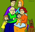 Dibujo Familia pintado por perla30