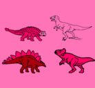 Dibujo Dinosaurios de tierra pintado por santiagog