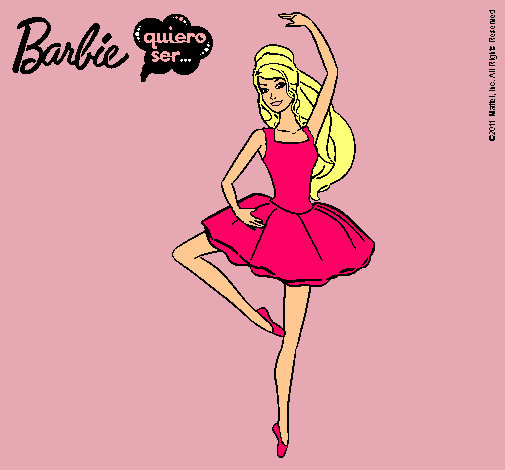 Dibujo Barbie bailarina de ballet pintado por Chic_Top_Star