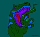 Dibujo Velociraptor II pintado por hgfhm