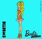 Dibujo Barbie Fashionista 6 pintado por laura97