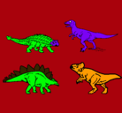 Dibujo Dinosaurios de tierra pintado por CURLI