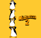 Dibujo Madagascar 2 Pingüinos pintado por antonio400