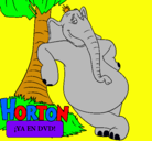 Dibujo Horton pintado por tigresas