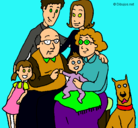 Dibujo Familia pintado por awppoggdfscv