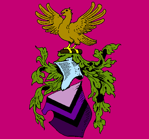 Escudo de armas y aguila 