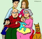 Dibujo Familia pintado por dianafamilia