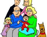 Dibujo Familia pintado por itzel-5