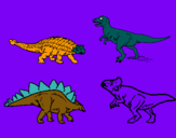 Dibujo Dinosaurios de tierra pintado por ikjnb