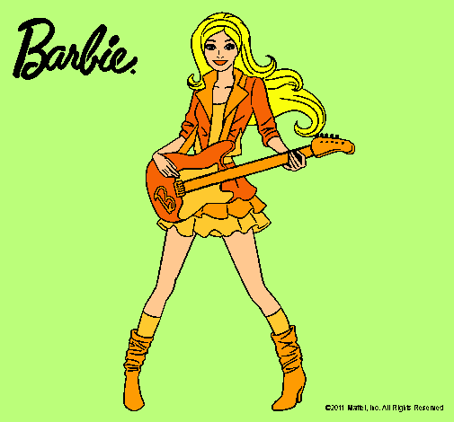 Barbie guitarrista