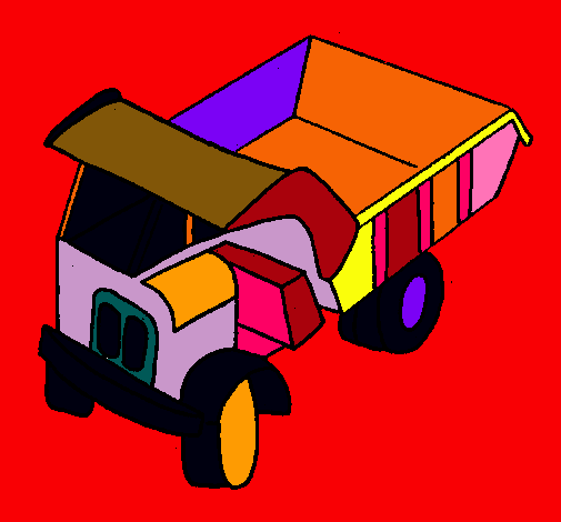 Dibujo Camión de carga pintado por Daniel2006