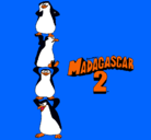 Dibujo Madagascar 2 Pingüinos pintado por cococuculaqu