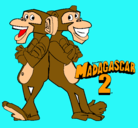 Dibujo Madagascar 2 Manson y Phil 2 pintado por gugkyiiiiiii