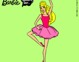 Dibujo Barbie bailarina de ballet pintado por magoal7