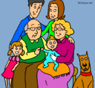 Dibujo Familia pintado por sandriki