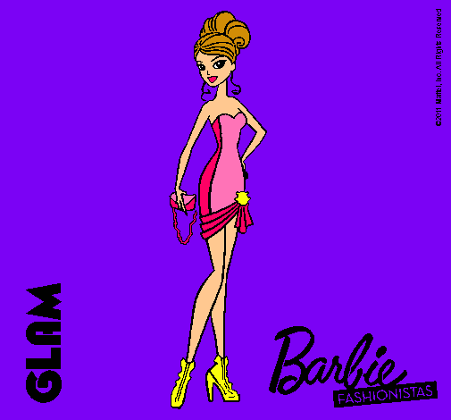 Dibujo Barbie Fashionista 5 pintado por antonia542