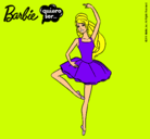 Dibujo Barbie bailarina de ballet pintado por gaterineyti