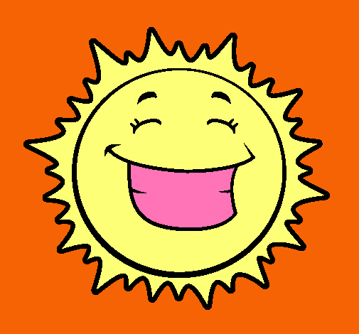 Sol sonriendo